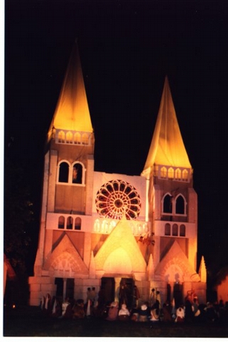 Cathédrale éclairée