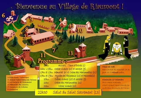 Plan du Village de Noël